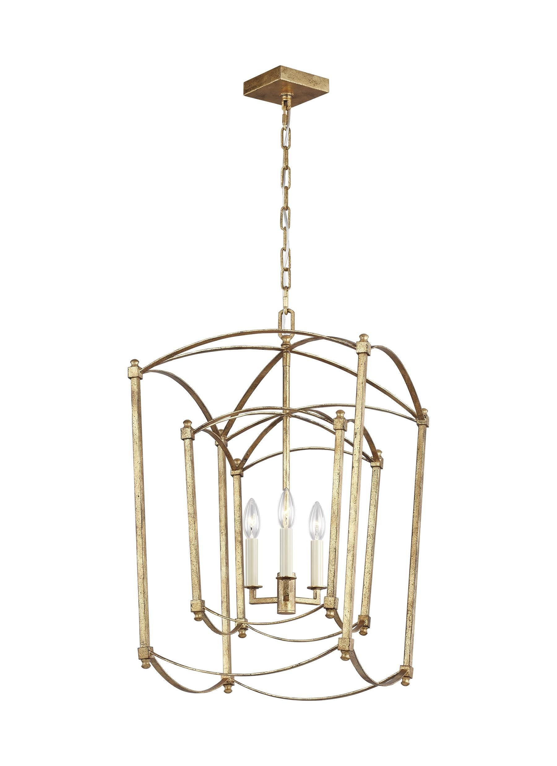 Thayer Chandelier Gold - F3327/3ADB | FEISS