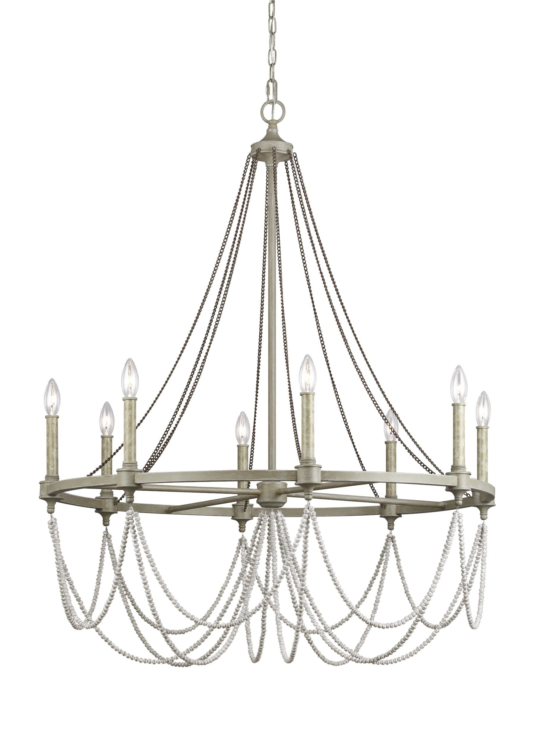 Beverly Chandelier Wood - F3332/8FWO/DWW | FEISS