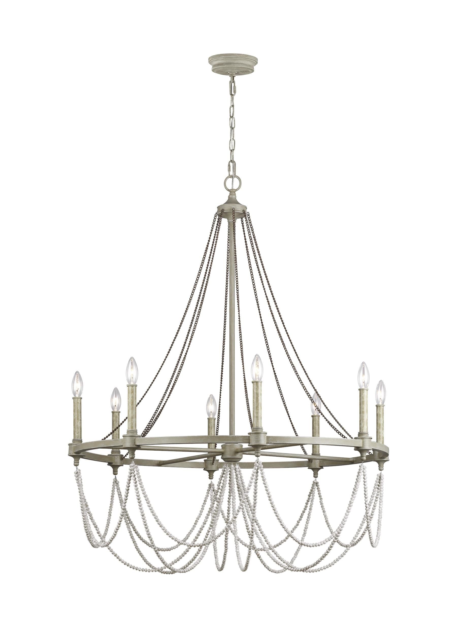 Beverly Chandelier Wood - F3332/8FWO/DWW | FEISS