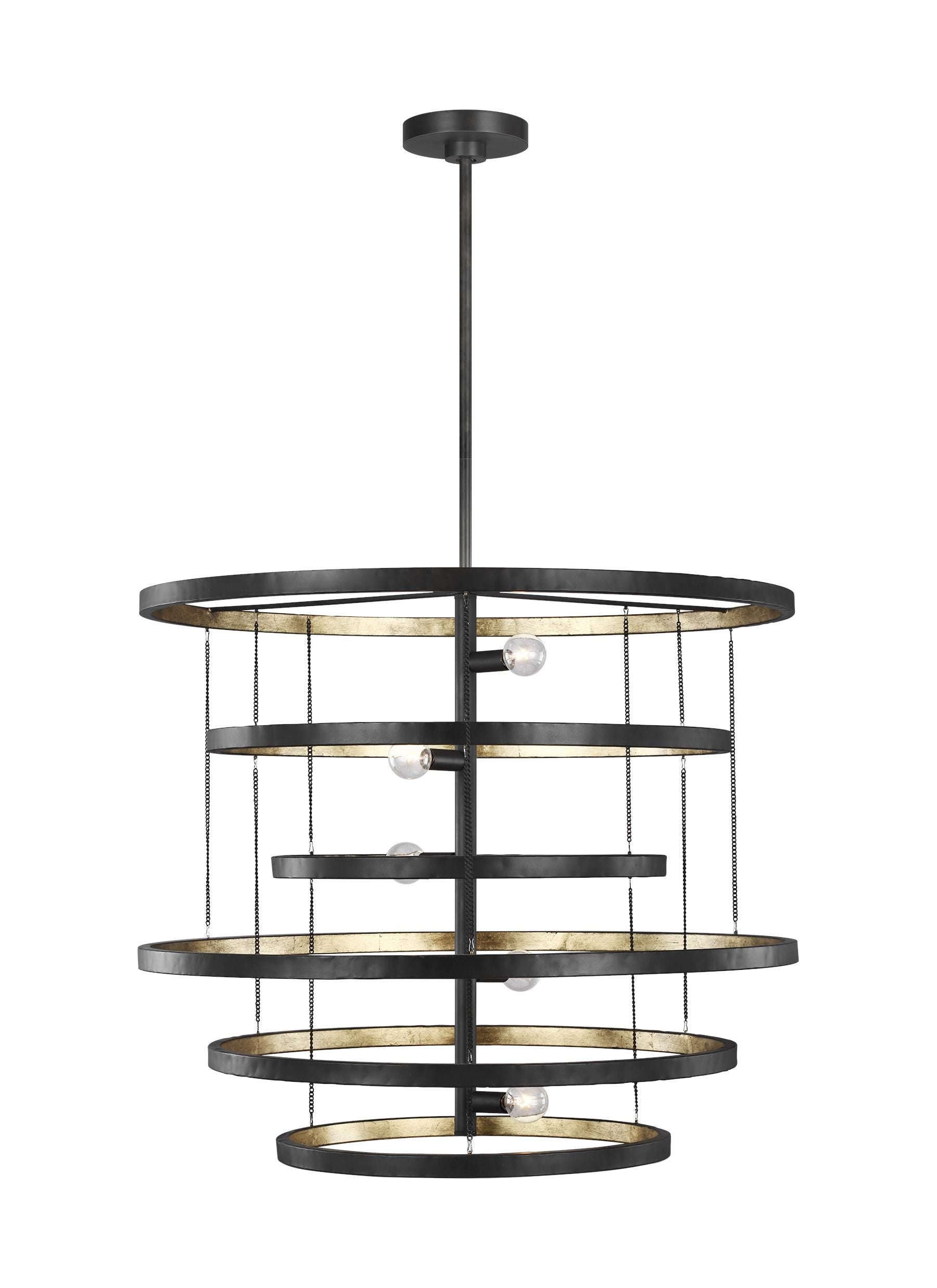 Celeste Chandelier Black - F3340/5AI/ADB | FEISS