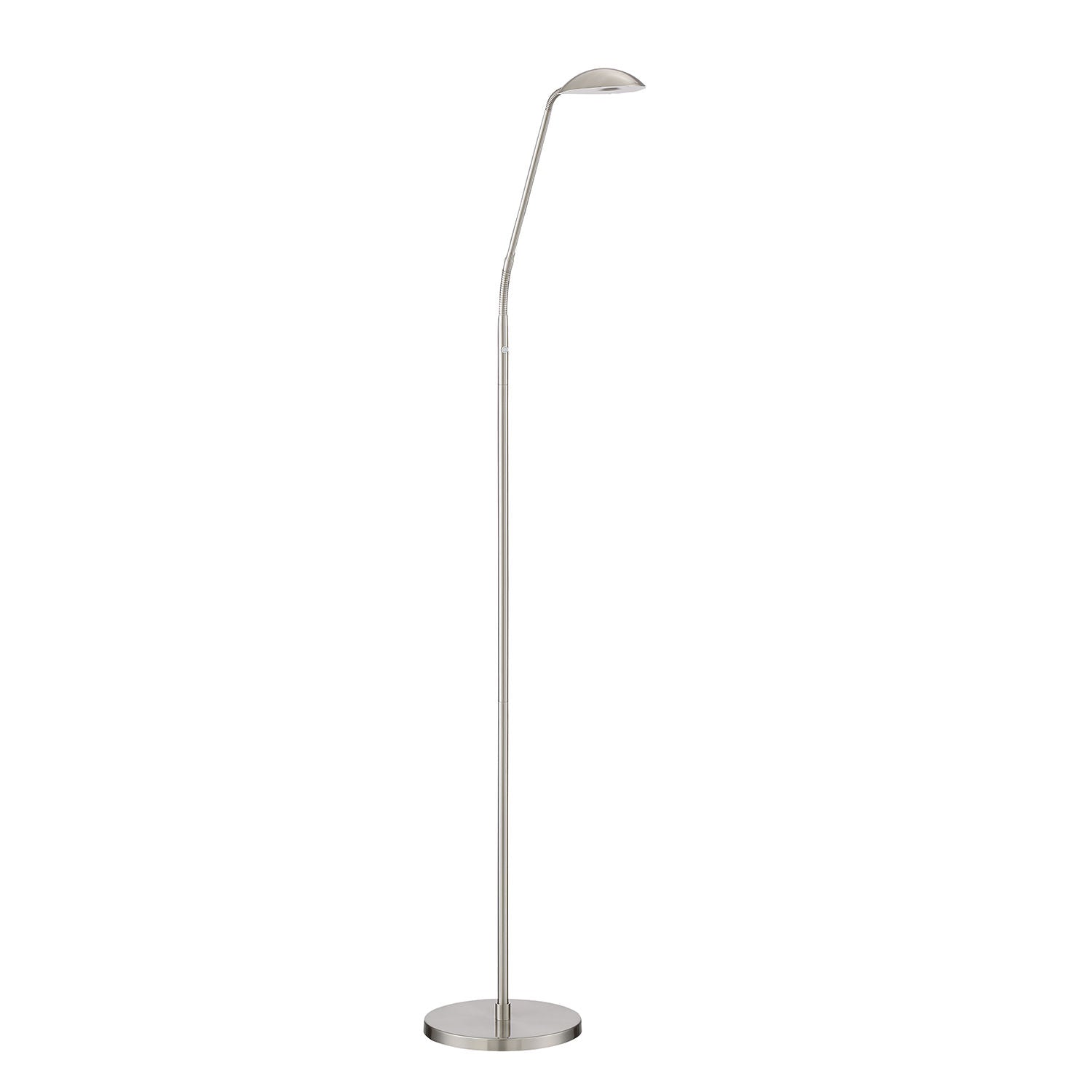 IONN Lampe sur pied Nickel DEL INTÉGRÉ - FL4095-SN | KENDAL