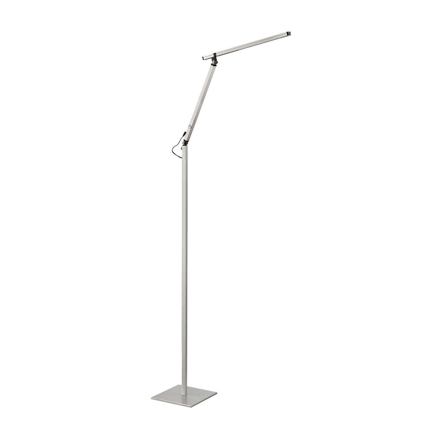 PAZZ Lampe sur pied Nickel DEL INTÉGRÉ - FL5003-BAL | KENDAL