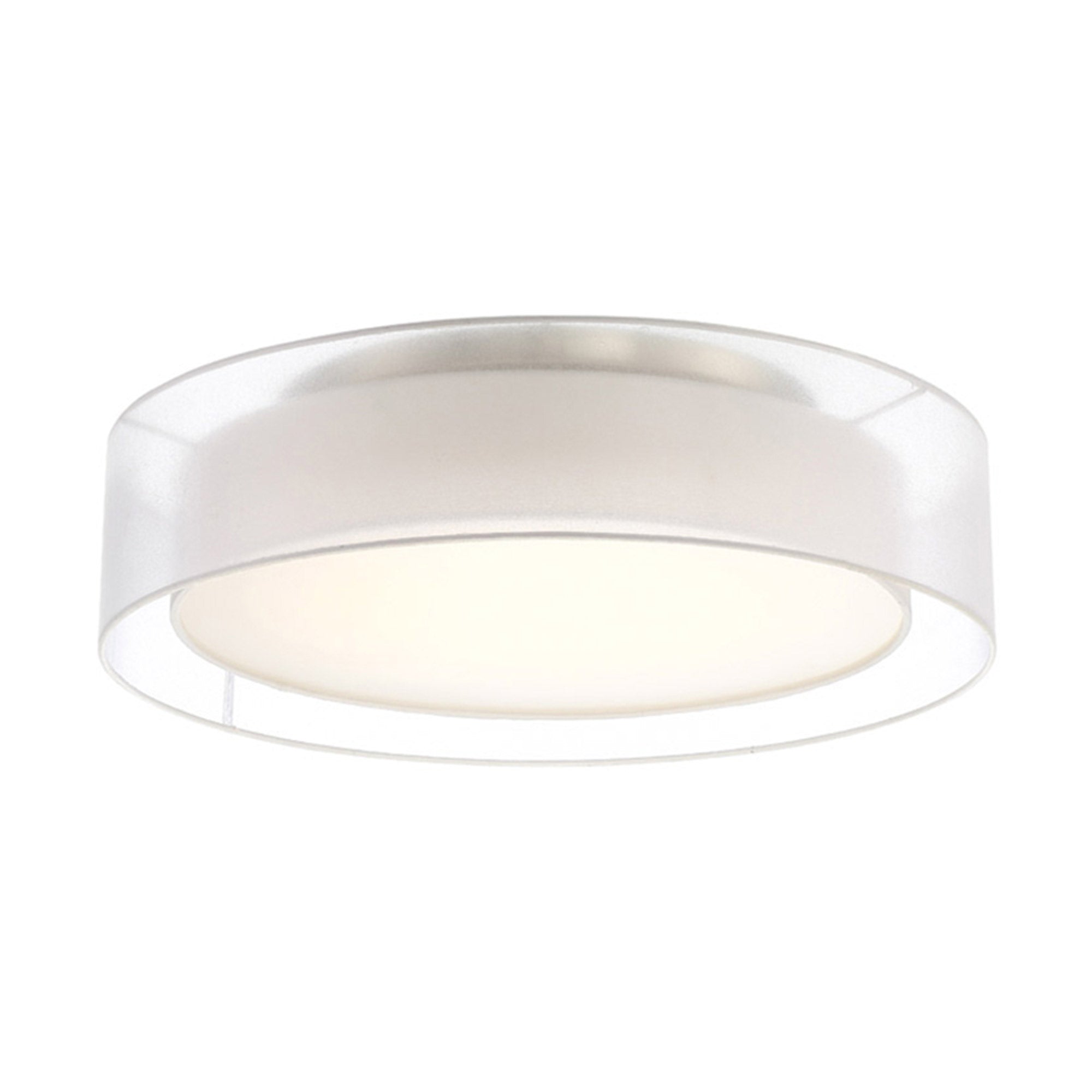 METROPOLIS Semi-Flush mount Nickel INTEGRATED LED - FM-16824-BN | MODERN FORMS