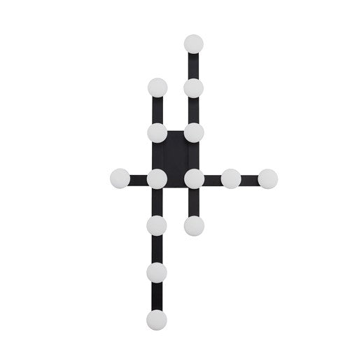 REZZ Murale Noir DEL INTÉGRÉ - FM63432-BK | KUZCO