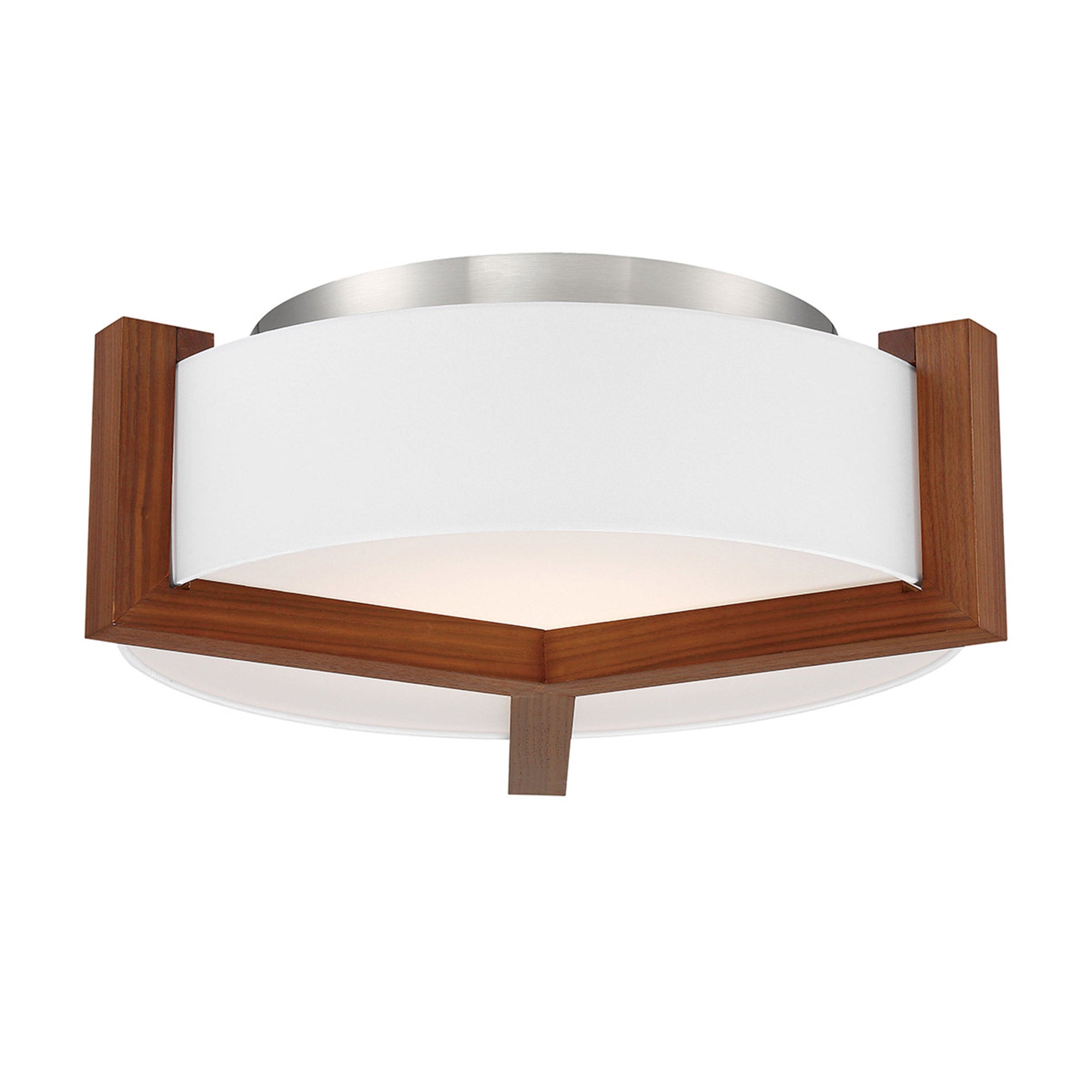 SEGMENT Flush mount Brown INTEGRATED LED - FM-83922-DW | MODERN FORMS