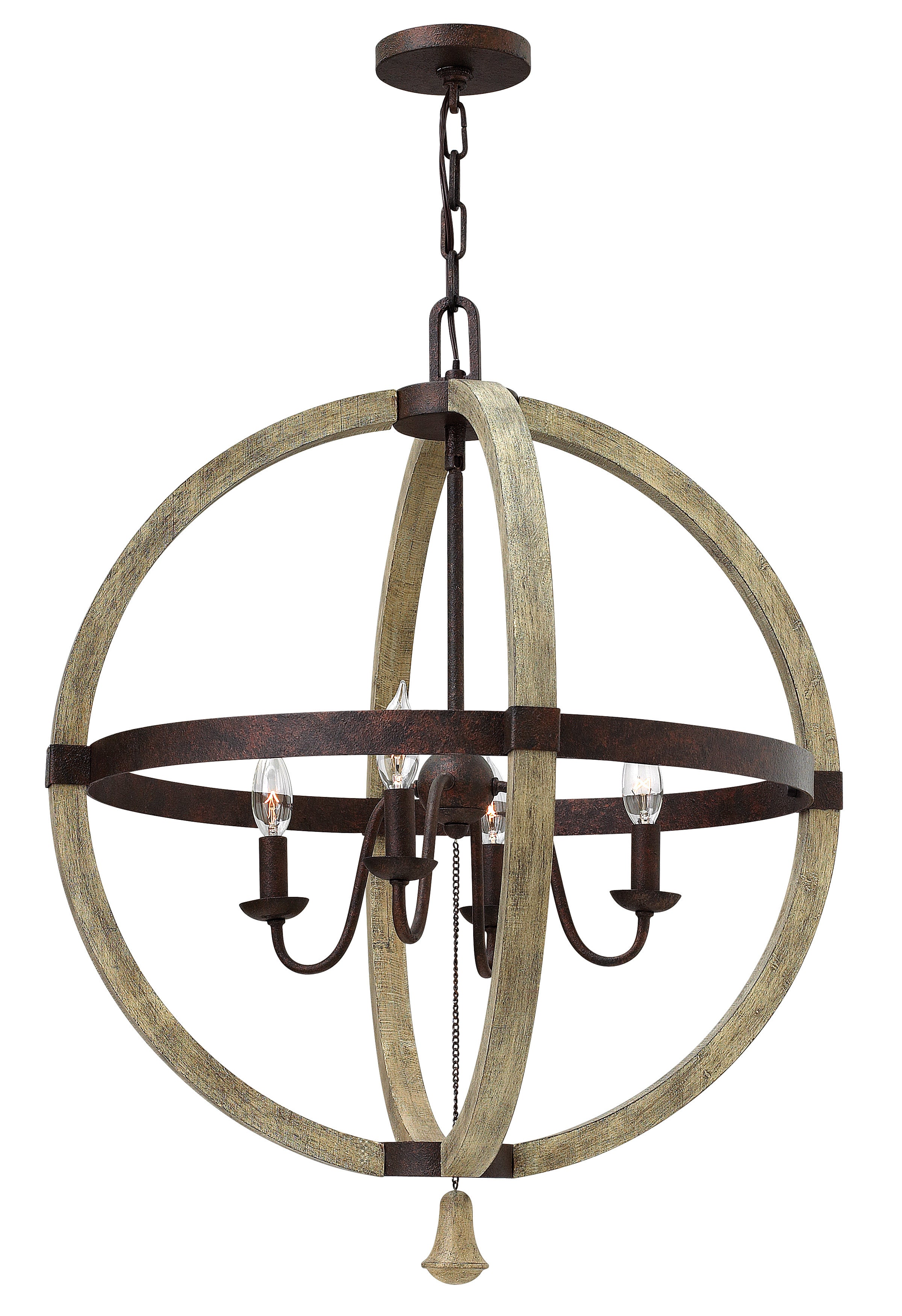 MIDDLEFIELD Pendant Bronze, Wood - FR40564IRR | HINKLEY/FREDRICK RAMOND