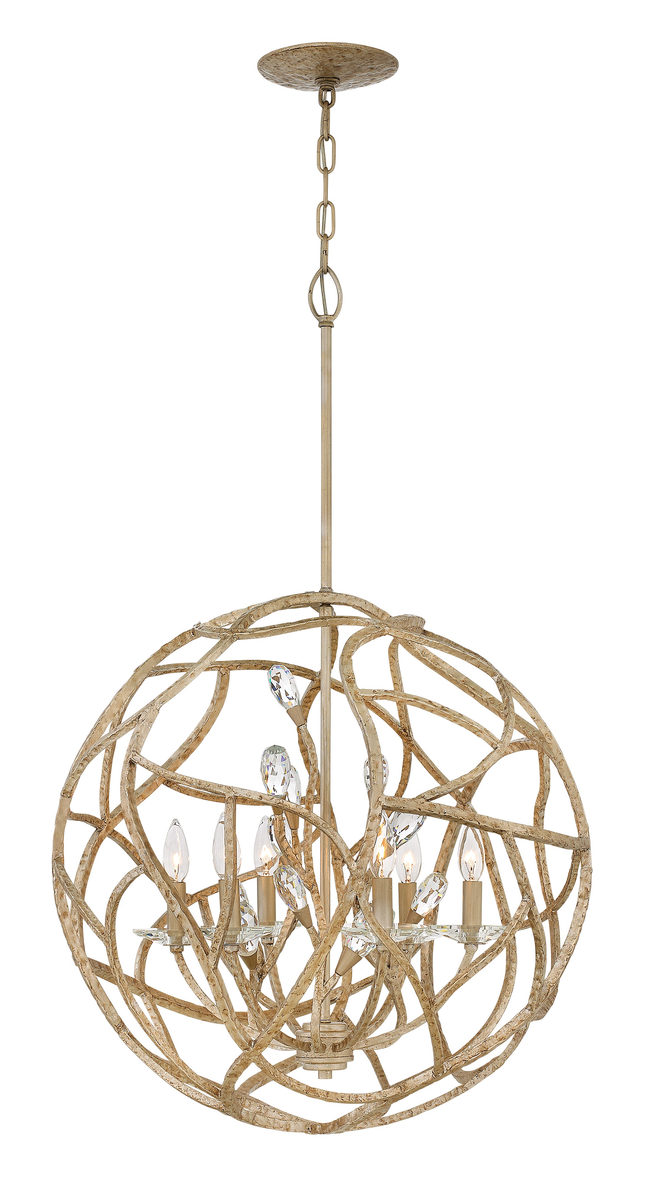 EVE Chandelier Or - FR46807CPG | HINKLEY
