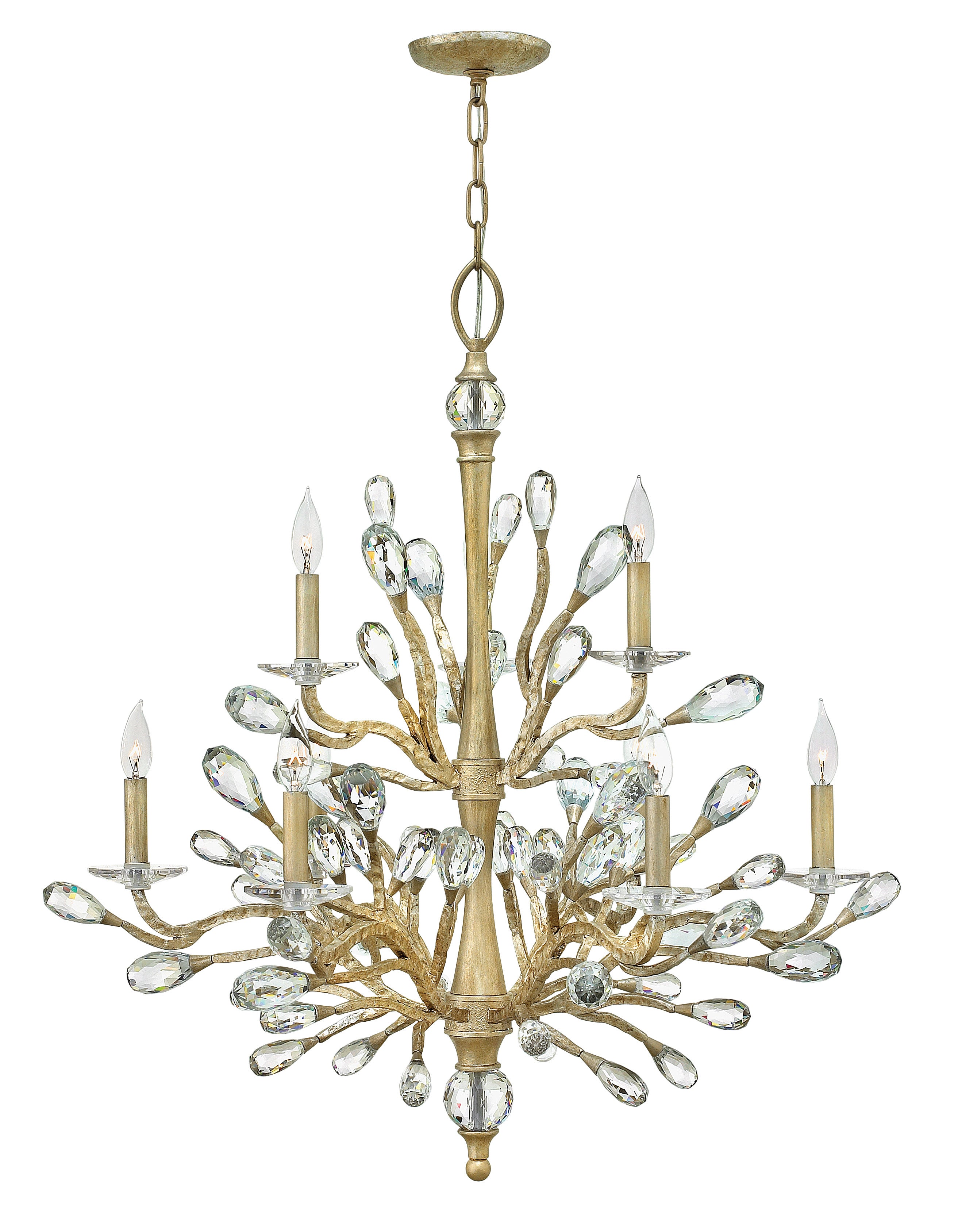 EVE Chandelier Or - FR46809CPG | HINKLEY