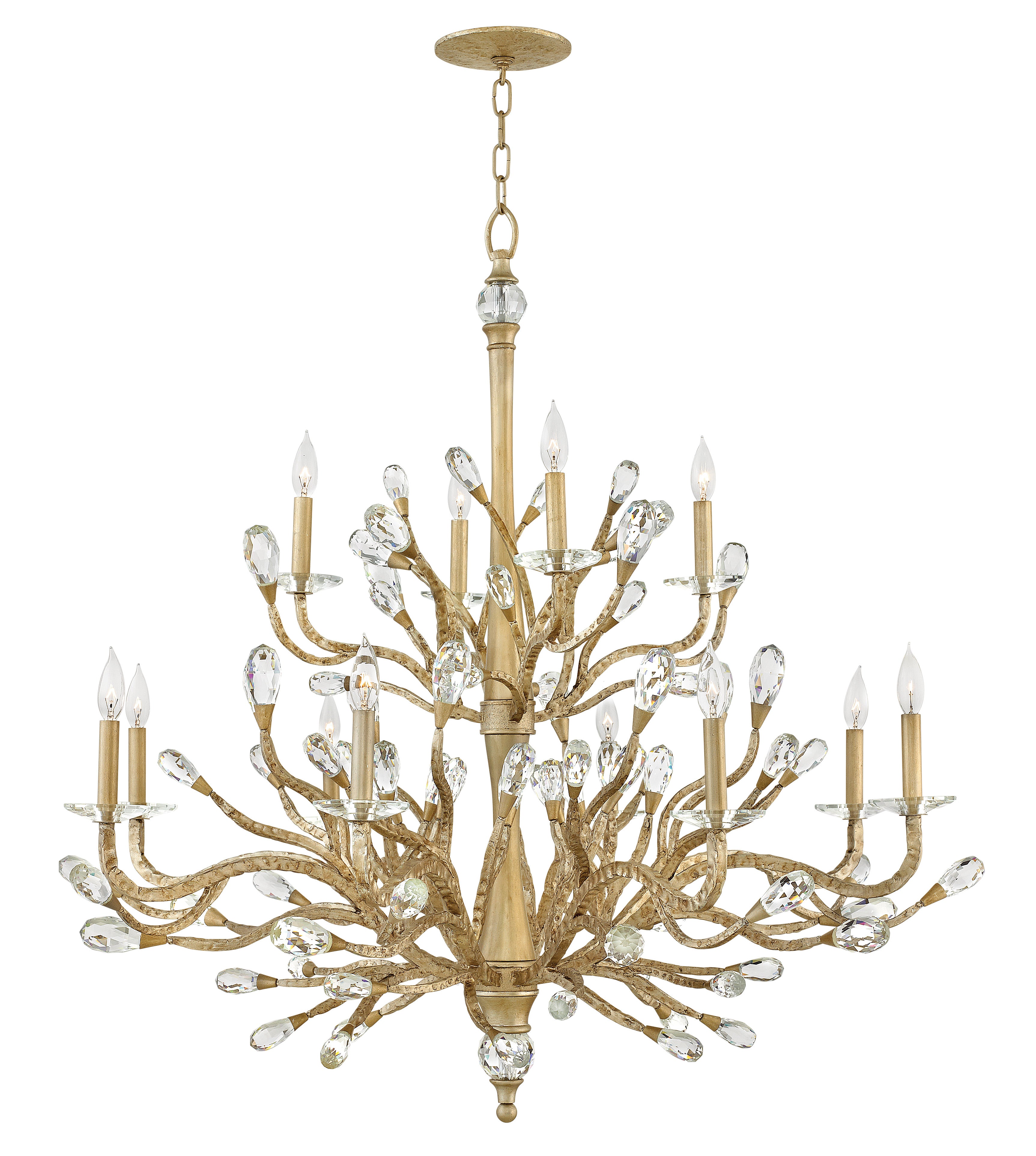 EVE Chandelier Or - FR46810CPG | HINKLEY