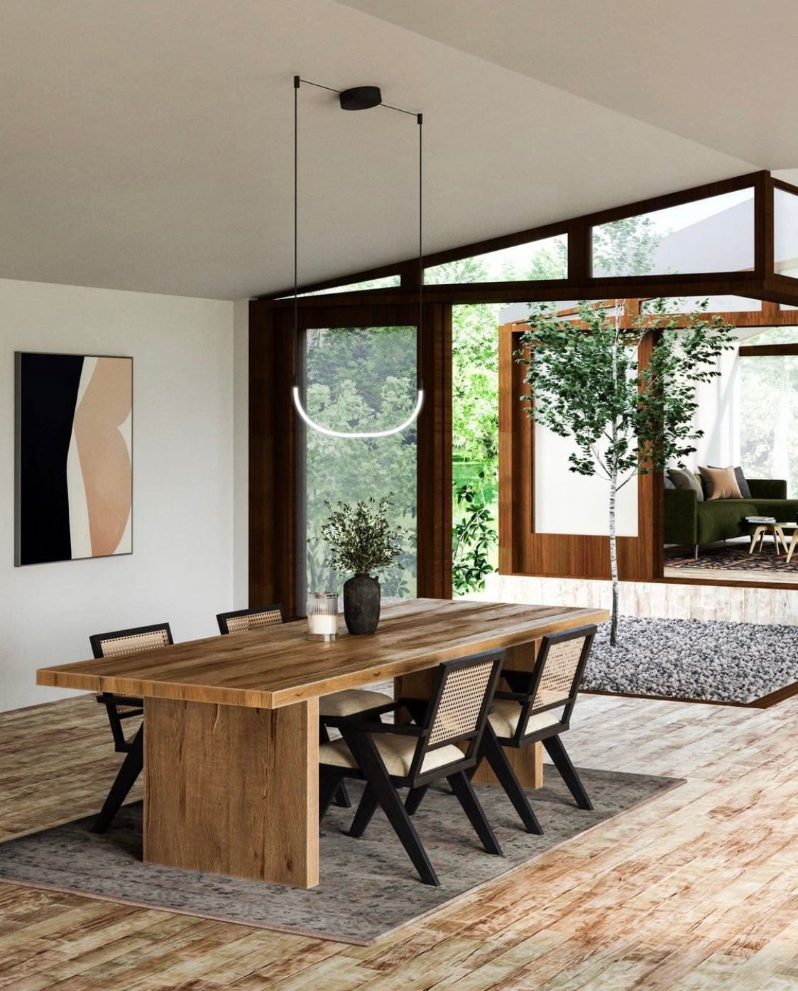 TALIS Suspension lineaire Noir DEL INTÉGRÉ - LP89036-BK | KUZCO