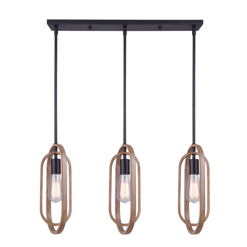 DYLAN Pendant Black, Brown - IPL1078A03BKB | canarm
