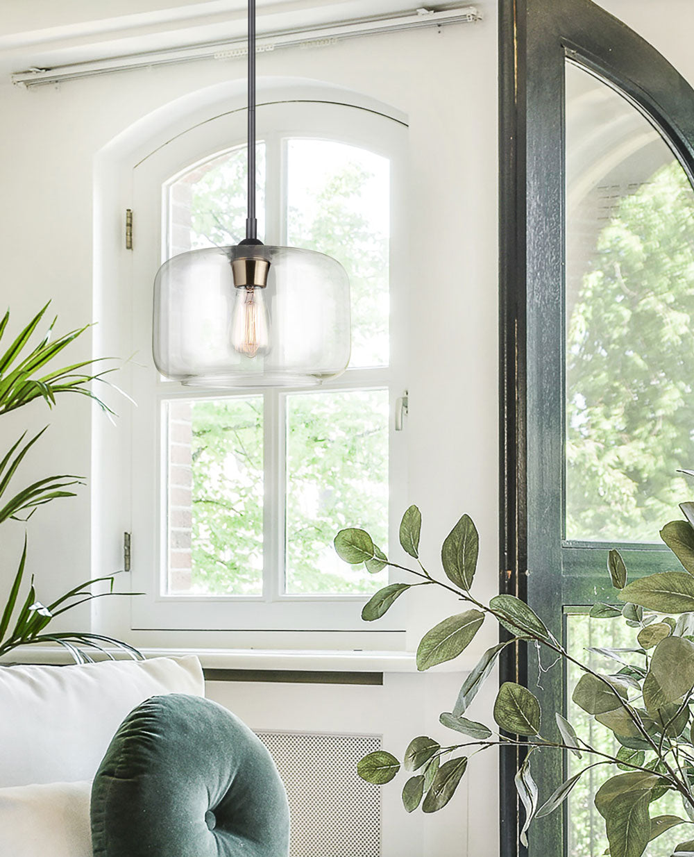 FAUNA Suspension simple Noir, Or - IPL778B01BKG | CANARM