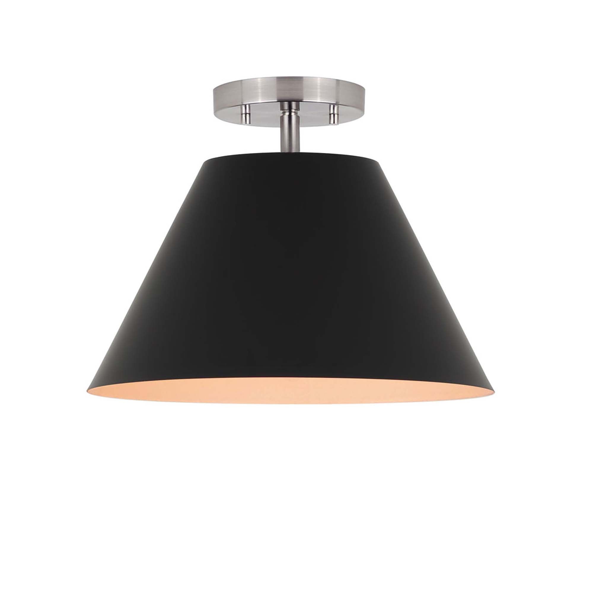 TALIA Suspensionsimple Nickel, Noir - ISF1076A01BKN | CANARM