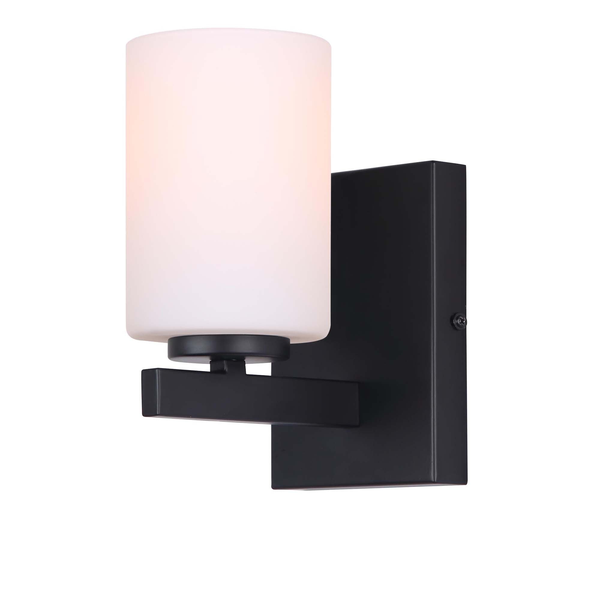 JAE Bathroom wall sconce Black - IVL1093A01BK | CANARM