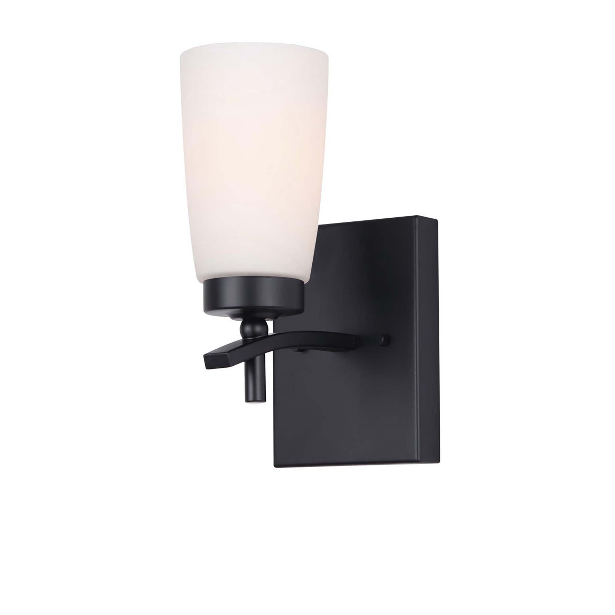 PORTIA Bathroom wall sconce Black - IVL326A01BK | CANARM