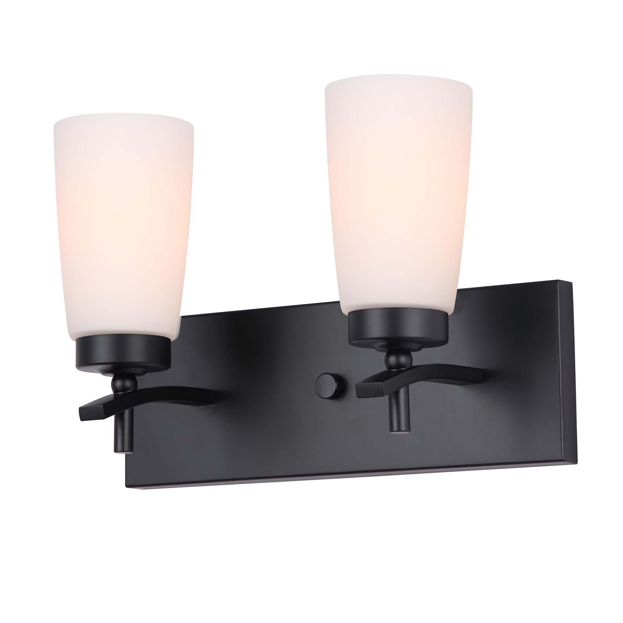 PORTIA Bathroom wall sconce Black - IVL326A02BK | CANARM