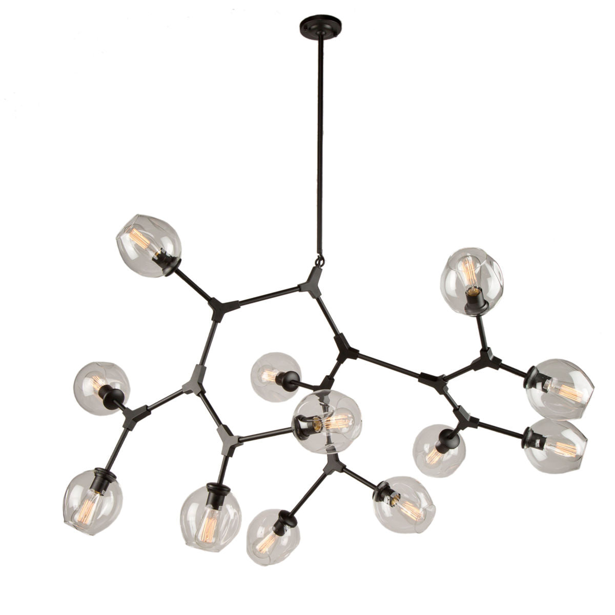 Organic Chandelier Noir - JA14022BK | ARTCRAFT