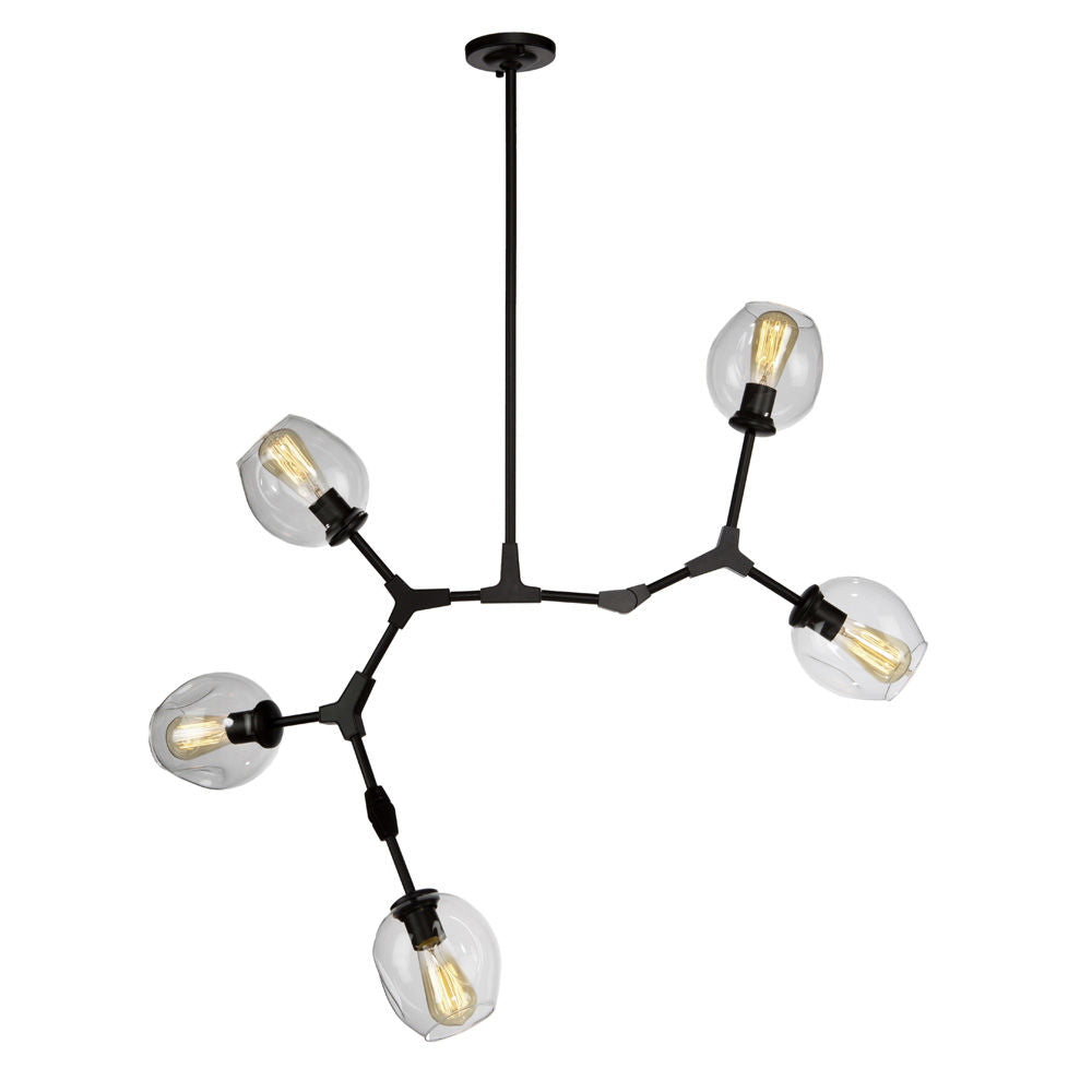 Organic Chandelier Noir - JA14025BK | ARTCRAFT