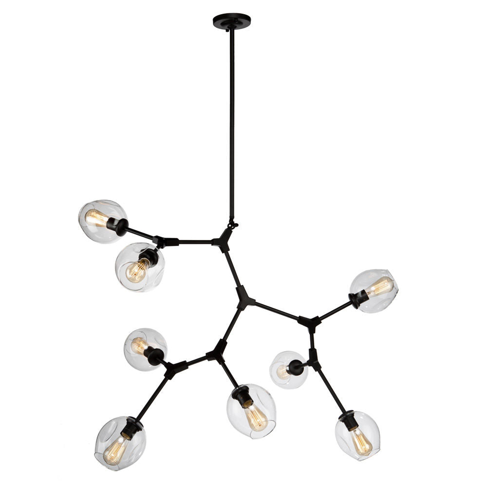 Organic Chandelier Noir - JA14028BK | ARTCRAFT