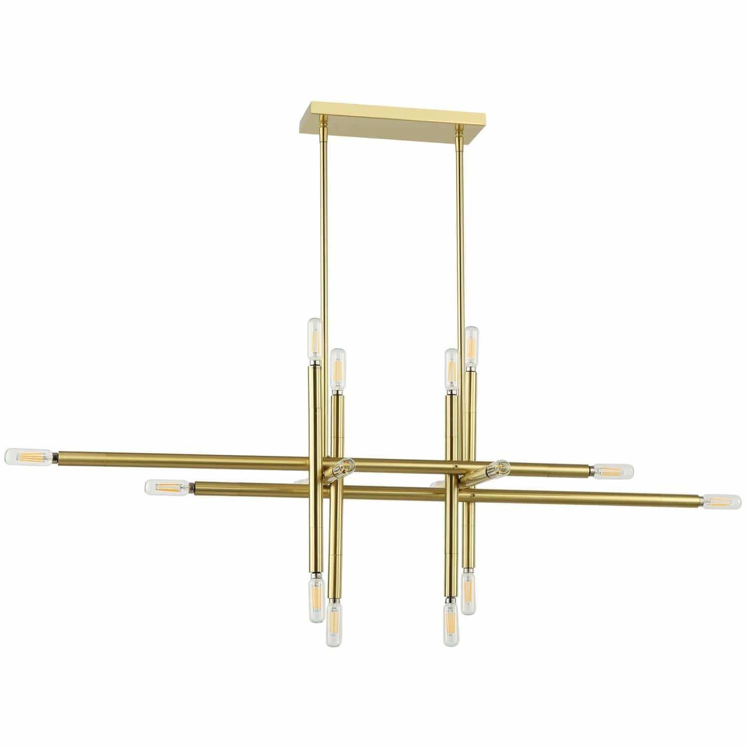 KANATA Chandelier Bronze - KAN-4016HP-AGB | DAINOLITE