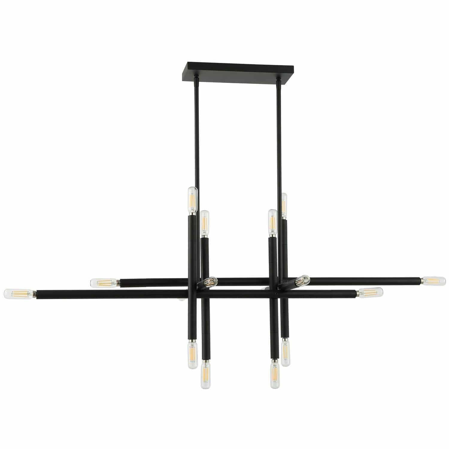 KANATA Chandelier Noir - KAN-4016HP-MB | DAINOLITE
