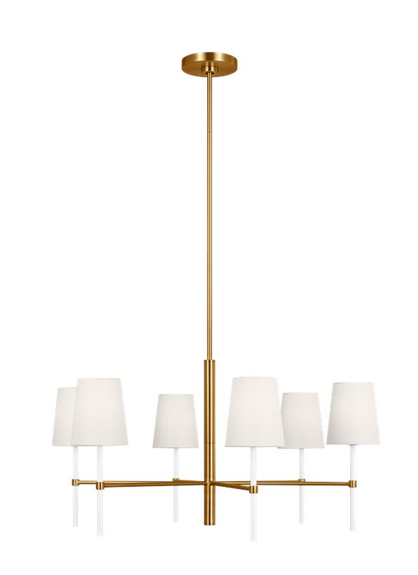 MONROE Chandelier Or, Blanc - KSC1086BBSGW | GENERATION-LIGHTING