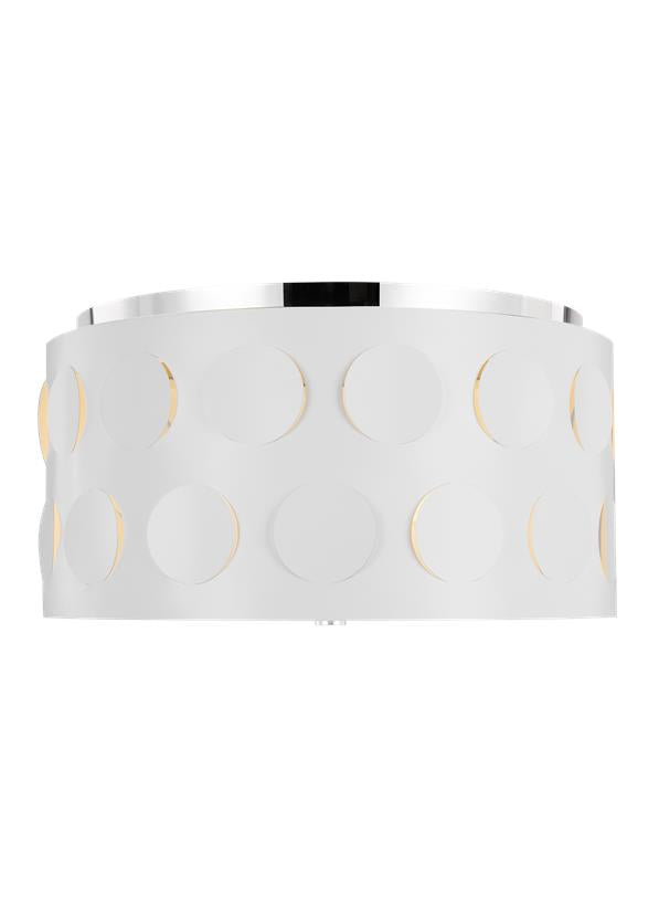 DOTTIE Plafonnier Nickel - KSF1013PN | GENERATION-LIGHTING
