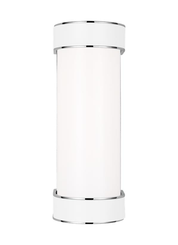 MONROE Murale salle de bain Nickel, Blanc - KSW1051PNGW | GENERATION-LIGHTING