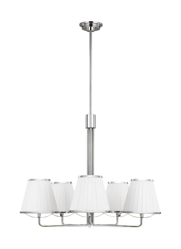 ESTHER Chandelier Nickel - LC1185PN | GENERATION LIGHTING
