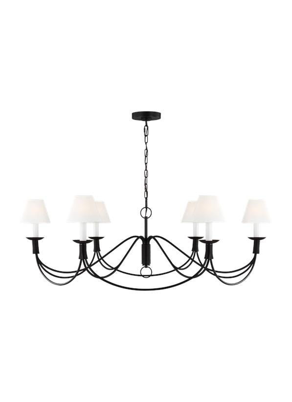 SULLIVAN Chandelier Noir - LC1196AI | GENERATION-LIGHTING