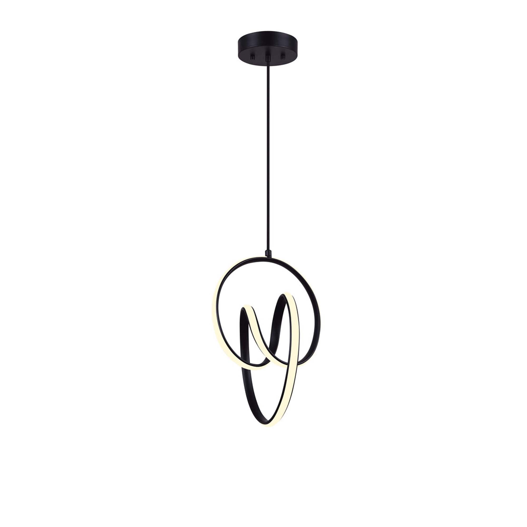 JASE Suspension Noir DEL INTÉGRÉ - LCH232A11BK | CANARM