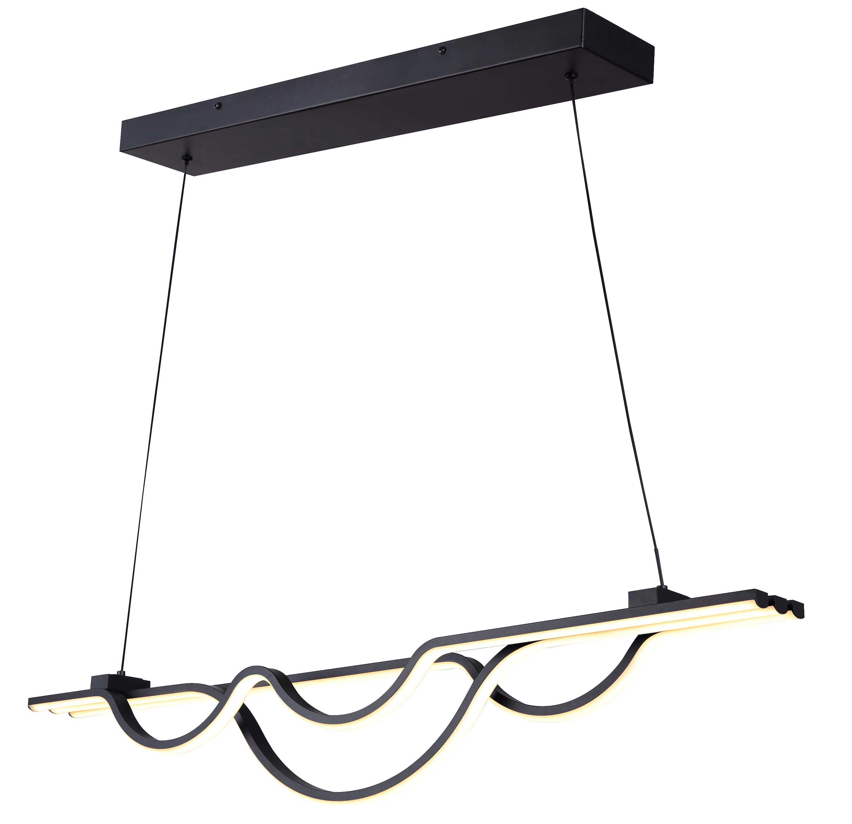 VEIRA Suspension Noir DEL INTÉGRÉ - LCH261A36BK | CANARM