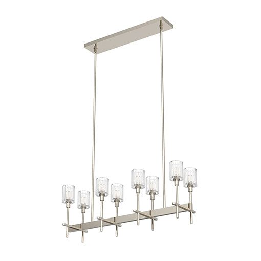 SALITA Suspension lineaire Nickel - LP314308PNRC | ALORA