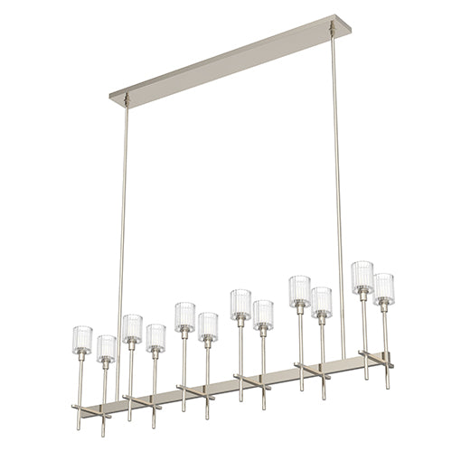 SALITA Suspension lineaire Nickel - LP314312PNRC | ALORA
