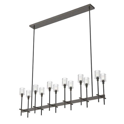 SALITA Suspension lineaire Bronze - LP314312UBRC | ALORA