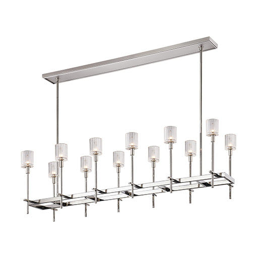 SALITA Suspension lineaire Nickel - LP314366PNRC | ALORA