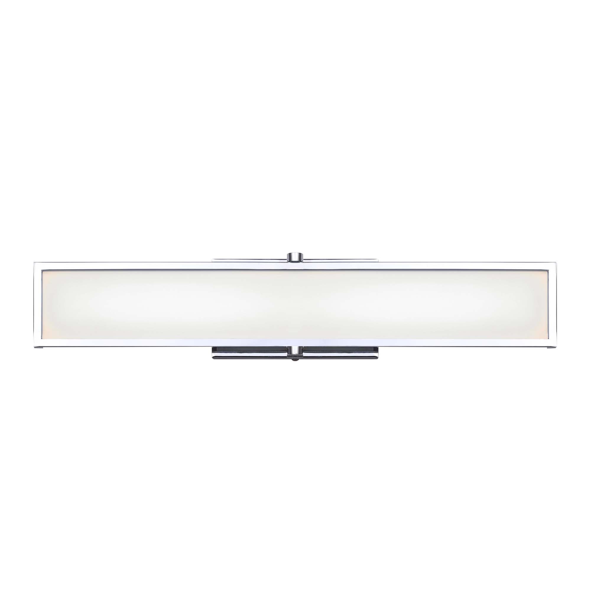 PAX Bathroom wall sconce Chrome INTEGRATED LED - LVL229A24CH | CANARM
