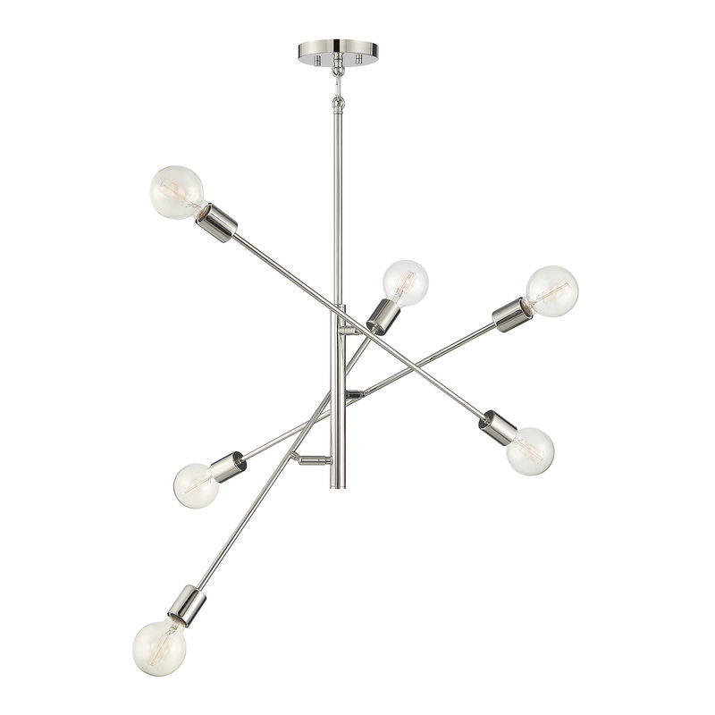 Chandelier Nickel - M10084PN | SAVOYS