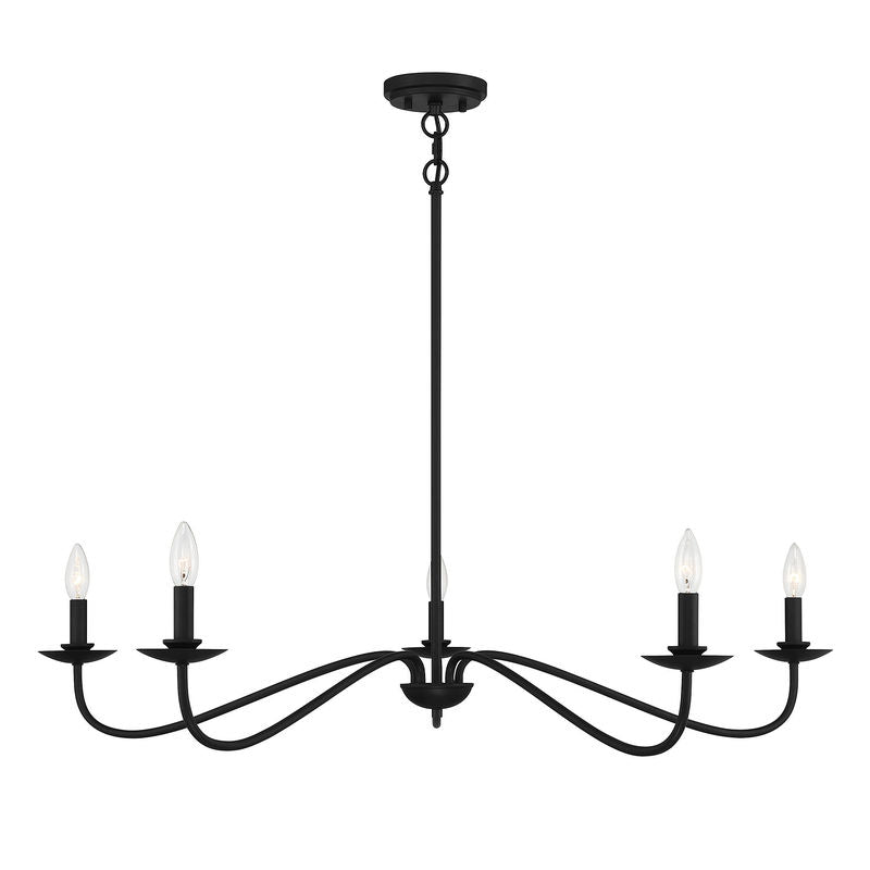 Chandelier Black - M10085MBK | SAVOYS