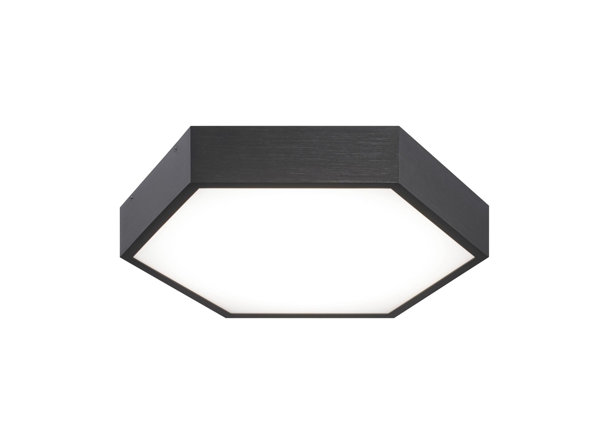 HEXOL Flush mount Black INTEGRATED LED - M12611OB | MATTEO