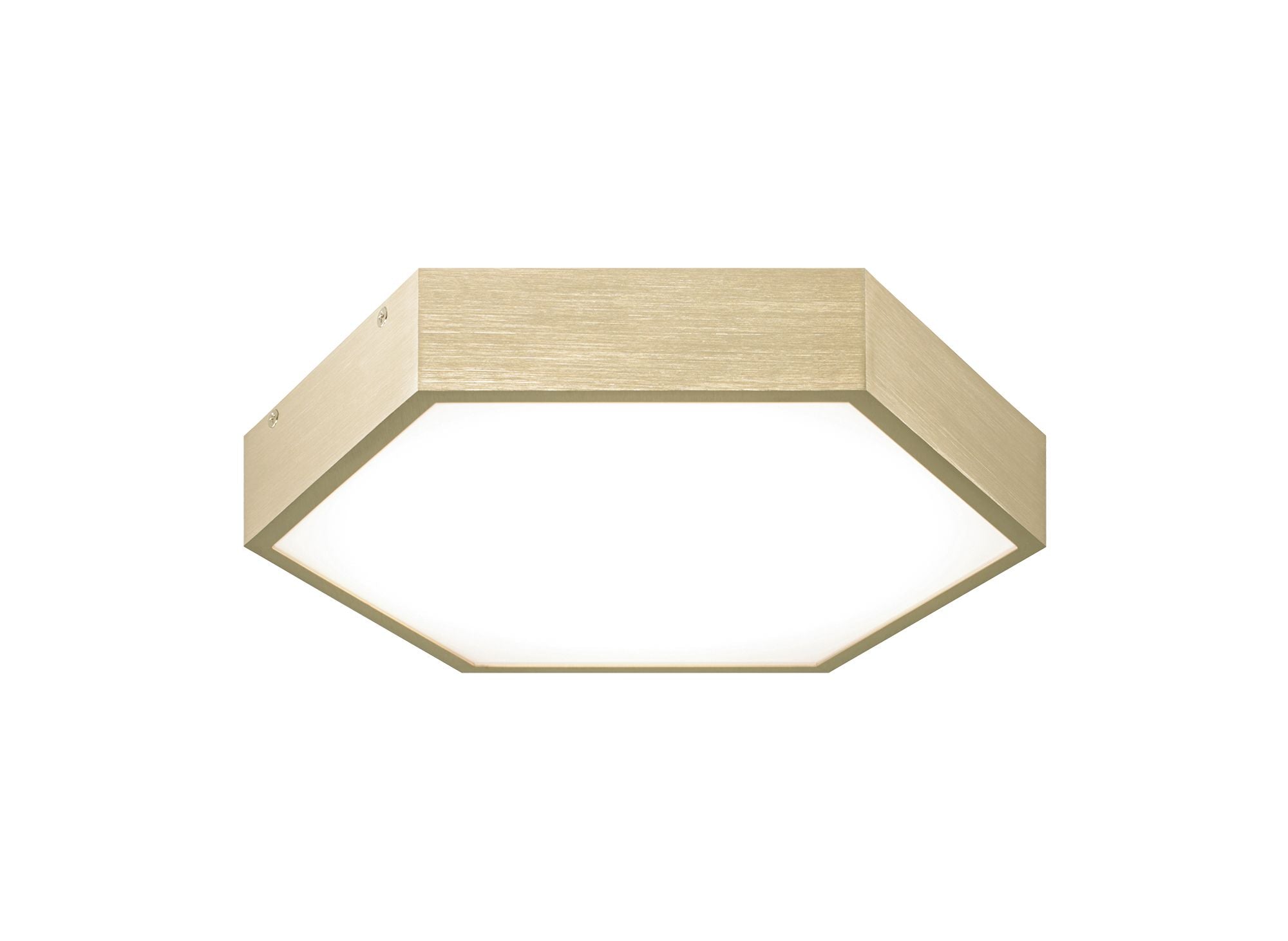 HEXOL Flush mount Gold INTEGRATED LED - M12611OG | MATTEO