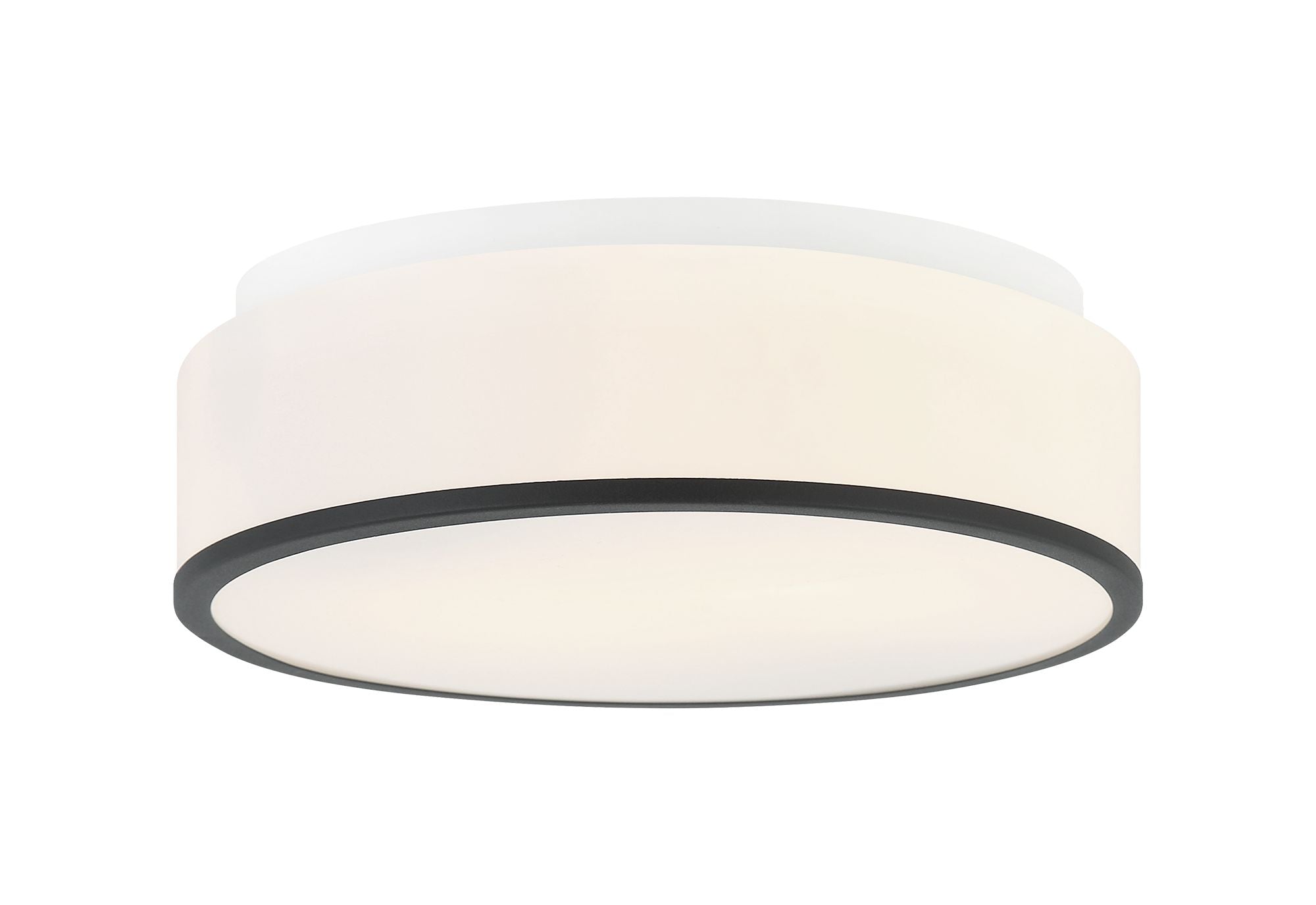 ECHO Flush mount Black INTEGRATED LED - M15802MB | MATTEO