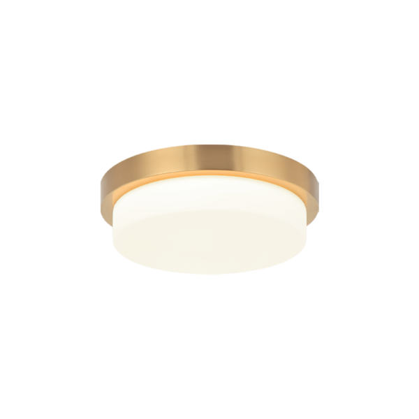 DURHAM Flush mount Gold INTEGRATED LED - M15901AG | MATTEO