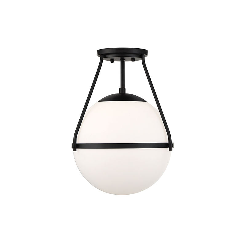 Semi flush mount Black - M60054MBK | SAVOYS