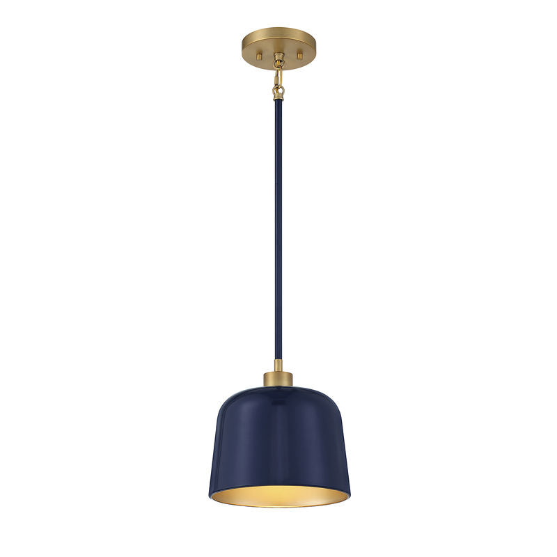 Suspension simple Bleu, Or - M70118NBLNB | SAVOYS