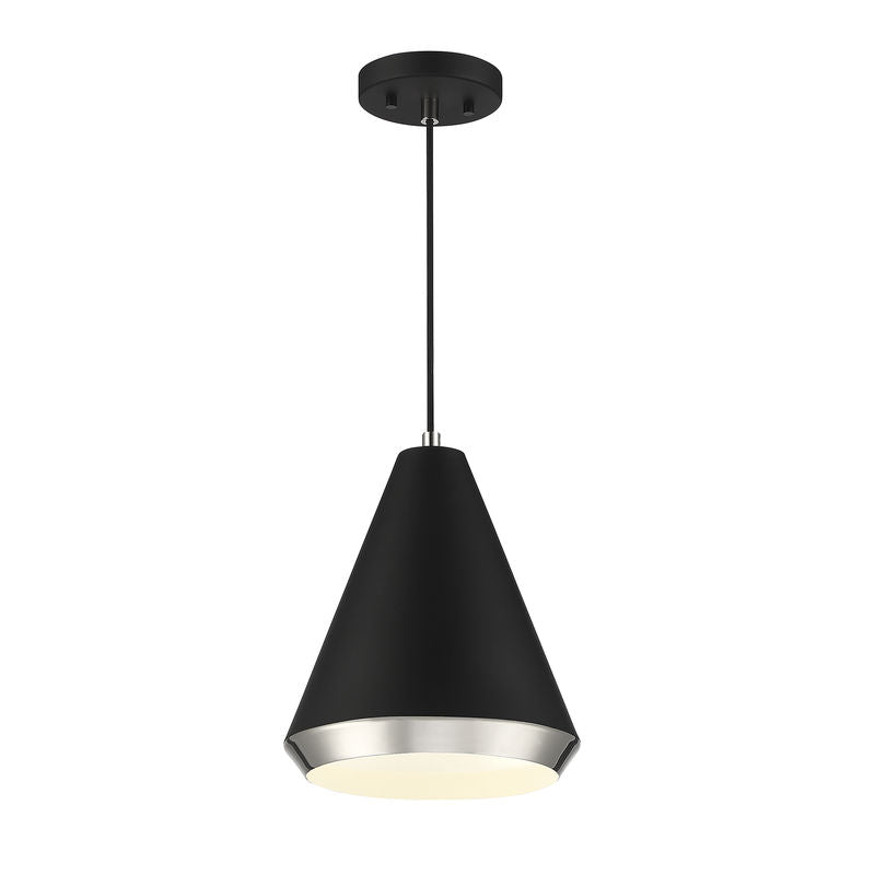 Suspension simple Noir, Nickel - M70122MBKPN | SAVOYS
