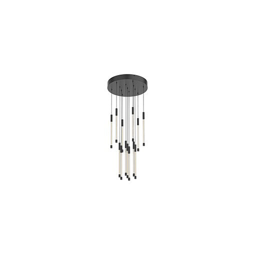MOTIF Suspension Noir DEL INTÉGRÉ - MP75113-BK | KUZCO