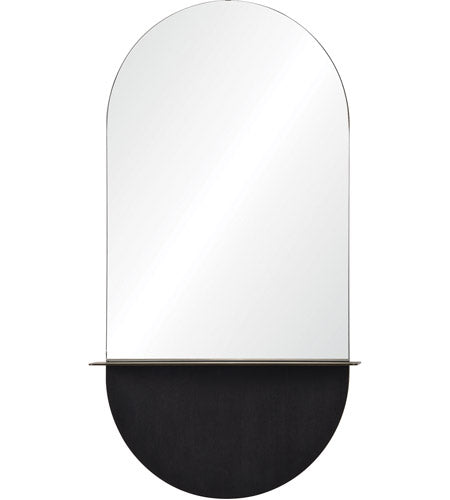LISDARRA Miroir Noir, Bois - MT2131 | RENWIL