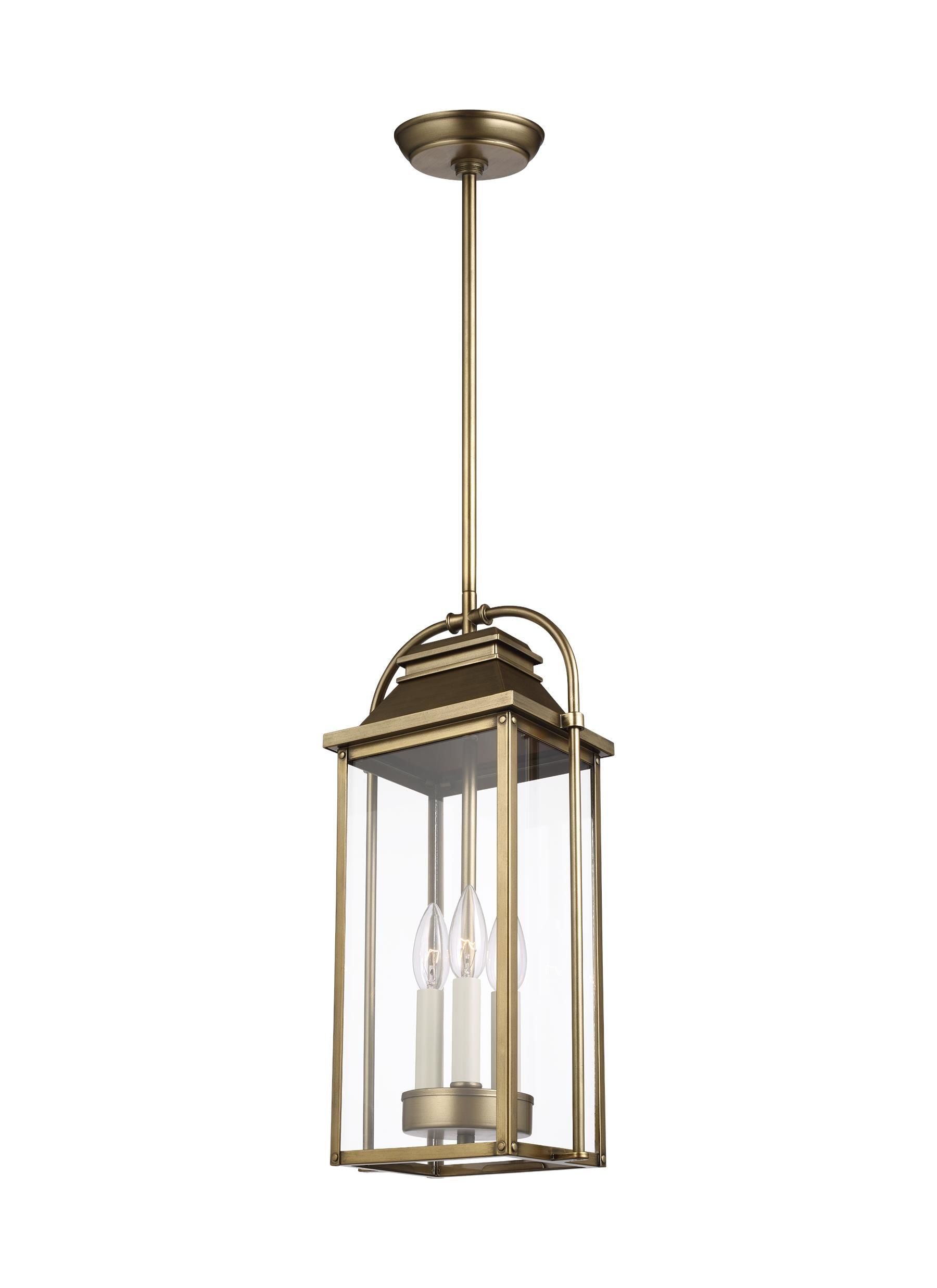 Wellsworth Suspension extérieure Or - OL13209PDB | GENERATION LIGHTING