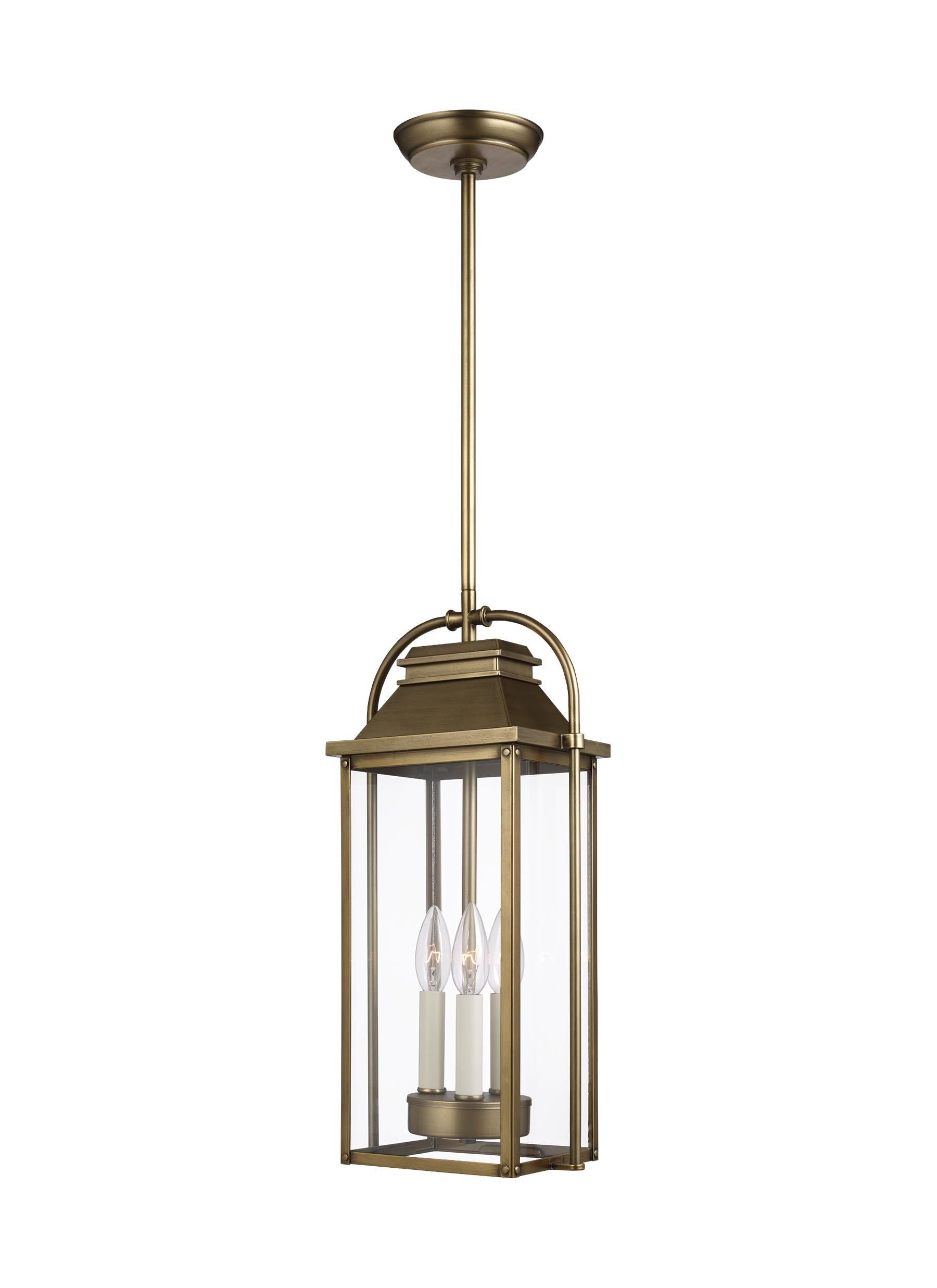 Wellsworth Suspension extérieure Or - OL13209PDB | GENERATION LIGHTING